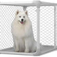 DIGGS Evolv Dog Crate - Slim, Durable Dog Kennel with Removable Ceiling Panel and Modular Design - Safe, Stylish, Convenient (Ash, Large)