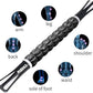 Muscle Roller Stick for Athletes - Deep Tissue Fascia Blaster & Roller Massager for Myofascial Pain Relief - Handheld Physical Therapy & Recovery Tool(White black-18 inch)