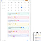 Dragon Touch 27 inch Digital Calendar Chore Chart – Interactive Touchscreen, Smart Family Planner, Hearth Display Desk Digital Calendar Seamless Scheduling