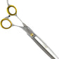 Sharf Gold Touch Pet Grooming Shear Kit 7.5 Inch Straight & 6.5" 42-Tooth Thinning Scissors