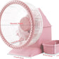 4 in 1 Silent Large Hamster Wheel Multifunctional Hamster Running Wheel Quite Running Spinner Wheel Accessories with Food Bowl Water Bottle for Hamsters Dwarf Gerbil (Pink)