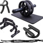 Ab Roller Wheel, Abdominal Wheel for Abdominal Exercise Machine, Arespark Home Gym Equipment for Core Workout, No Noise Ab Roller Exercise Equipment with Knee Mat and Foam Handle