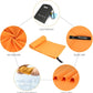 Microfiber Beach Towel-Perfect for Travel, Sports, Camping, Swimming, Yoga, Gym- Quick Dry, Sand Free, Compact, Lightweight, Absorbent (Orange,Small(101x50cm, 40x20”))