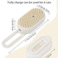 6 in 1 Cat Steam Brush for Shedding, Portable Anti-Static Grooming Comb for Cats & Dogs, Steam Misting Water Brush, Self-Cleaning Pet Hair Remover, Indoor Cat Spray Brushes for Cats & Dogs