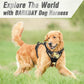BARKBAY No Pull Dog Harness Front Clip Heavy Duty Reflective Easy Control Handle for Large Dog Walking(Desert camo,XL)