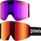 Ski Goggles Snow OTG Snowboard Goggles Magnetic Interchangeable Lens Frameless UV Protection Anti-fog mobile Skating