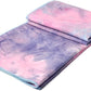Eunzel Hot Yoga Towel Non Slip Yoga Mat Towel Non-Slip Sweat Absorbent Microfiber Towel for Hot Yoga, Pilates and Workout 72" x 26.5", Purple & Blue
