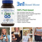Dr. Schulze's Easy GO Bowel Mover - Formulated Gentle Laxative, Colon Toner & Stool Softener | 100% Plant Natural Bowel Cleanse - Promotes Regular & Complete Bowel Movements - 50 Count Vegan