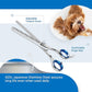 Laazar Pet Grooming Set - 7" Straight Pet Grooming Scissors & 6.5" Pet Thinning Shears with 42 Teeth | Professional Dog Scissors Kit | Use as Cat and Dog Shears