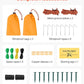 VEVOR Electric Fence Netting, 50" H x 164' L, Livestock Net Fencing with Posts & Stakes, Portable Mesh Nets for Goats, Sheep, Deer, Hogs, Dogs, Electric Fencing for Backyards, Gardens, Farms, Ranches