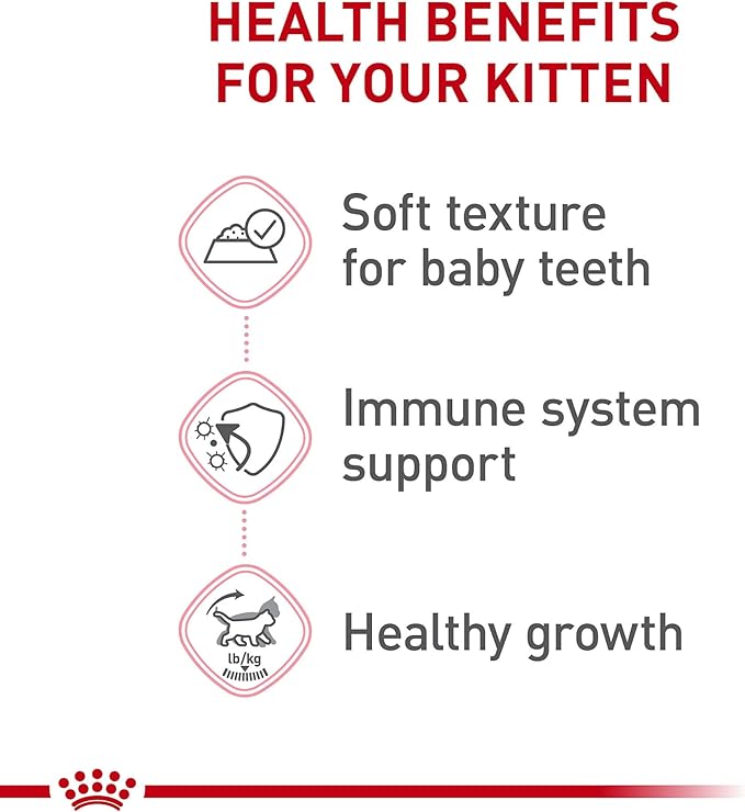 Royal Canin Feline Health Nutrition Kitten Loaf in Sauce Canned Cat Food, 3 oz can (Pack of 24)