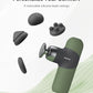 RENPHO Mini Thermal Massage Gun with Heat, Portable Deep Tissue Percussion Massager, Color Silicone Sleeves Travel Size with Carry Case, Olive Drab
