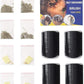IMISNO Cat Self Groomer Toy Wall Corner Massage Comb Perfect Massager Brush with Catnip (4 PCS Black)
