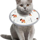 LOS ANDES Cat Recovery Collar, Adjustable Cat Protective Collar Alternative After Surgery, Protect Cat Neck Cones to Stop Licking Wound, Lightweight Elizabethan Collar for Kitten,Puppy