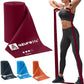 Professional 8 Yards Bulk Resistance Bands Rolls or 5,6,7 ft. Long Non-Latex Elastic Exercise Bands, Stretch Bands for PT, Yoga, Pilates, Rehab, at-Home or The Gym Workouts