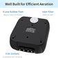 Pawfly Aquarium Air Pump Oxygen Pump for 10-200 Gallon Fish Tanks Buckets Dual Outlet Adjustable Ultra Quiet Aerator Pump with Accessories