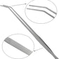 LILYS PET Straight and Bend Stainless Steel Super Thick Tweezers Set,Pliers Aquarium Tool Fish Tank Aquatic Plants Forceps Clip (18.9")