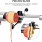 Spiralizer Attachment Compatible with KitchenAid Stand Mixer, Comes with Peel, Core and Slice, Vegetable Slicer(Not KitchAid Brand Spiralizer) (7 Blades)