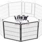 FXW Rollick Unleashed Dog Playpen for Indoor, Yard, RV Camping, 32 inch 2 Panels for Small and Medium Dogs, Black│Patented