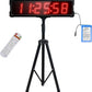 Race Clock with Tripod for Running Events, Large LED Stopwatch with Remote,Countdown/Count up Gym Timer for Home,Wall Digital Time Clocks