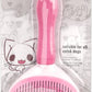 Depets Self Cleaning Slicker Brush, Dog Cat Bunny Pet Grooming Shedding Brush - Easy to Remove Loose Undercoat, Pet Massaging Tool Suitable for Pets with Long or Short Hair Pink