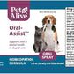 PetAlive Oral-Assist - Natural Homeopathic Formula Supports Oral and Dental Health in Dogs and Cats - Supports Healthy Teeth and Gums in Pets - 59 mL