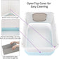 RIZZARI Cat Litter Box Top-Entry : Leak-Proof Enclosed Design Reduces Odor, for Indoor Cats & Owners (Green)