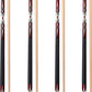 GSE Games & Sports Expert 58" 2-Piece Canadian Maple Hardwood Billiard Pool Cue Sticks for Men/Women, House or Commercial/Bar Use (Several Colors, Weight 18oz, 19oz, 20oz, 21oz Available)