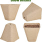 126 Packs Square Peat Pots, 3.15 Inch Seed Starting Pots with Drainage Holes Square Nursery Pot,Biodegradable Eco-Friendly Round Plant Seed Starter Peat Germination Seedling Trays