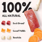 ASMPET Dog Treats Chews, Duck Wrapped Rawhide Sticks Filled with Sweet Potato for Small Medium Large Dogs（6pcs）