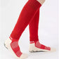 2 Set Anti-Slip Grip Soccer Socks with Shin Guard Sleeves, Sports Athletic Socks for Men Women
