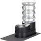 RIZZARI Large Water Dispenser for Dogs: 9L Automatic Stainless Steel Gravity Raised Black Pet Feeder for Pet Dogs Indoor/Outdoor