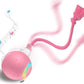 Interactive Cat Toys, Automatic Moving Cat Toys for Bored Indoor Adult Cats, Fast Rolling, Chirping & Motion-Activated Kitty Toys, Fun Gift for Cats with Speedy Tail 2.0, USB Rechargeable,Pink