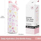 40 oz Insulated Water Bottle with 2-in-1 Straw and Spout Lid, Keep Cold 24H, Leak-Proof, BPA-Free, Double Wall Stainless Steel Water Bottle for Sports, Gym, Travel, and School (Ribbon Whimsy)