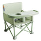 New Portable Travel Booster Seat with Tray|Foldable Infant Seat Booster Dining Chair|Great for Camping, Beach, Lawn|Toddler, Child Camping Chair 6 Months - 3 Years Old (Green)