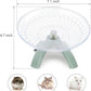Hamster Wheel Silent Hamster Exercise Wheel Running Spinner Hamster Flying Saucer for Hamsters Gerbils Mice and Other Small Pets (Dark Grey)
