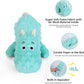DODODOLA Cute Stuffed Hippo Dog Toys Squeaky Dog Toys with Crinkle Paper Dog Plush Toys for Large Breed Dog Chew Toys for Small, Medium, Large Dogs