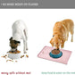 Waterproof Pet Feeding Mat with High Raised Edges, Heavier and Thicker Placemats for Cat Dog Water Bowl with BPA Free, Dogs Cats Food Mats for Messy Drinkers to Prevent Spill and Protect Floors