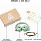 POGS Kids Wired Headphones | The Elephant 2 | Adjustable, Durable Headphones for Kids 3+ | Limited to 85 dB, Microphone | On-Ear | Music-Sharing Function Safe 3.5mm Audio Cable (3.2ft) (rGreen)