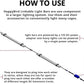 HappyBird Lightning (A Divison of M&M Cage) 24" LED linkable Light bar Without Power Source for Multiple Bird Breeder Cages, Full Spectrum LED. Will NOT Run ON ITS OWN (Single)