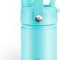 Kids Insualated Water Bottle with Straw - 12oz Stainless Steel Water Bottle with Dual Spouts, Leak-Proof, BPA-Free, Double Wall Vacuum Keeps Cold for 24 Hours for Sports, Travel (Aquamarine Blue)