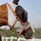 Horse Fly Mask Super Comfort Horse Fly Mask Elasticity Fly Mask with Ears We Only Make Products That Horses Like… (Gray, M)