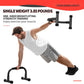 Push Up Bar, Parallettes Bars For L-sit & Dip, Heavy-Duty No Wobbling Parallel Bars Stand For Handstands, Full Planche, Calisthenics, 9.5in High Workout Stands for Home Fitness Training