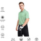 Men's Golf Polo Shirts Short Sleeve Striped Performance Moisture Wicking Dry Fit Golf Shirts for Men