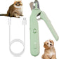 2 In 1 Pet Nail Clipper and Grinder, Professional Electric Rechargeable Pet Nail Fast Trimmer, Painless, Claw Care Grooming, Smoothing, Silent - Shockproof, For Small, Large Dogs & Cats, upgraded
