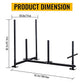 Weighted Training Pull Sled Fit for 1-2 Inch Plates, Sled Workout Equipment, Sport Power Sled for Athletic Exercise and Speed Improvement,300LB