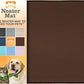 Neater Pet Brands Neater Mat Pet Mats for Food and Water, Cat & Dog Bowl Mat Waterproof Silicone, Feeding Tray, Dog Food Mats for Floors, Placemat w/Raised Edge for Under Bowls, 16” x 10”, Brown