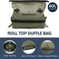 Haimont Large Waterproof Duffel Backpack Roll-Top Heavy Duty Dry Duffle Bag for Boating, Travel, Motorcycle, Kayaking, Camping, 60L