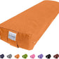 Sol Living Yoga Bolster Pillow Rectangular Meditation Cushion Cotton Meditation Accessories for Restorative Yoga Meditation Pillow Yoga Pillow Firm Body Pillow Bolster Pillow for Legs Removable Cover