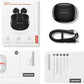 Lenovo E310 True Wireless Stereo Earbuds Bluetooth 5.3 ENC Noise-Cancelling Black In-Ear Headphones 13mm Speaker Type-C Charging 20h Battery Life for Music Calls Comfortable Fit Wireless Earbuds